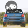 Snoopy Waving - Cartoon Decal Sticker