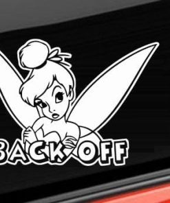 Tinker Bell Back Off Window Decals 1