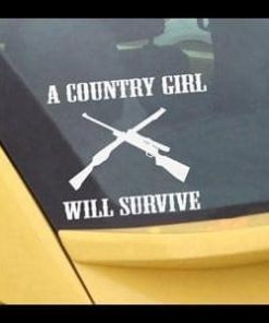 Country Girl Will Survive Decal