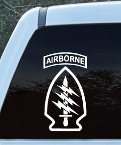 Army Airborne Special Forces Crest Decal Sticker