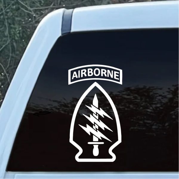 Army Airborne Special Forces Crest Decal Sticker