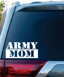 Army Mom Military Window Decal Sticker