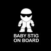 Baby Stig On Board Window Decal