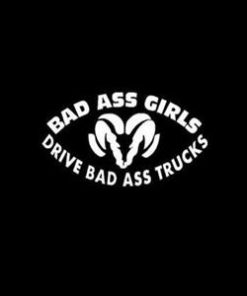 Bad Ass Girls Dodge Truck Decals
