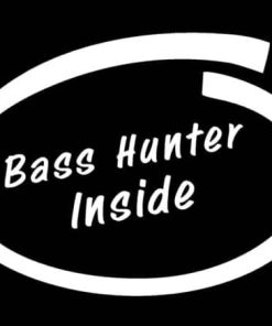 Bass Hunter Inside Decal Sticker