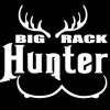 Big Rack Hunter Funny Hunting decals