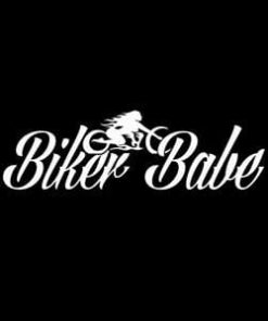Biker Babe Window Decals