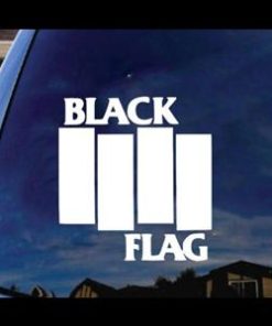Black Flag Band Window Decal