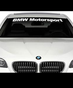 BMW Motorsport Windshield Decals - https://customstickershop.us/product-category/windshield-decals/