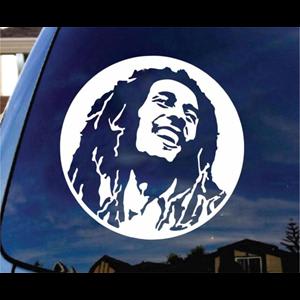 Bob Marley Music Window Decal