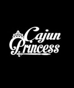 Cajun Princess Window Decals