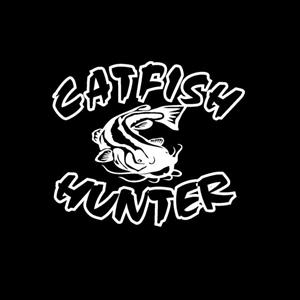 Catfish Hunter Decal Stickers, Custom Made In the USA
