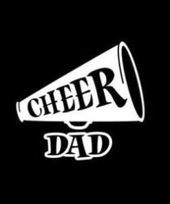 Cheer Dad Car Decal Stickers