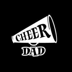 Cheer Dad Car Decal Stickers