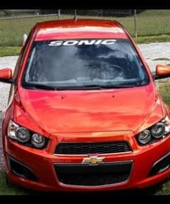 Chevy Sonic Windshield Decals - https://customstickershop.us/product-category/windshield-decals/