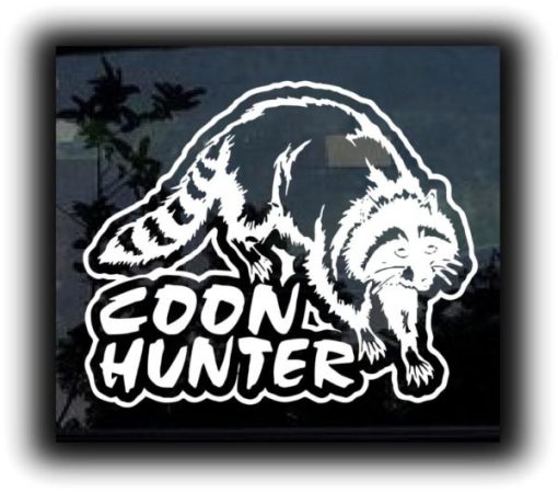 Coon Hunter Decal Sticker II