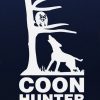 Coon Hunter Sticker up a tree