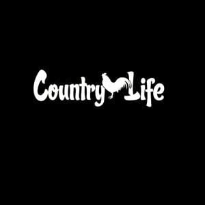 Country Life Window Decals