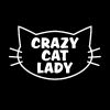 Cat Crazy Cat Lady Cat Window Decal Sticker