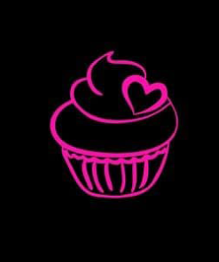 Cupcake Cute - Cartoon Decal Sticker
