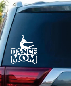 Adesivo Vinile Auto Dance MOM 15,2 Cm | Decalcomania Per Auto, Finestre, Laptop | Prodotto In America