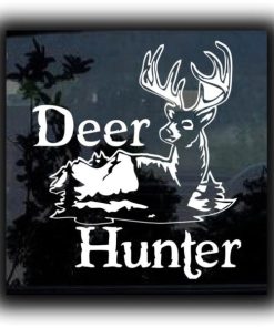 Deer Hunter Hunting Scene Decal