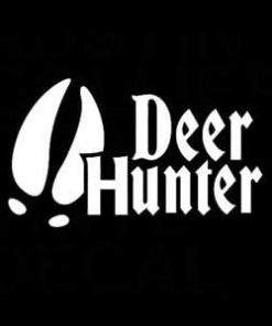 Deer Hunter Hoof Window Decal