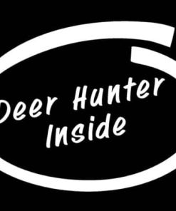 Deer Hunter Inside Decal Sticker