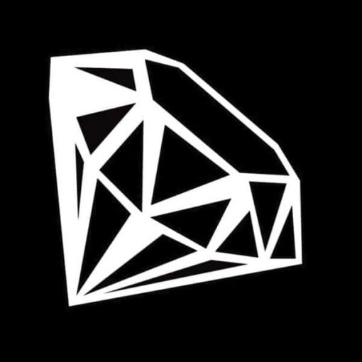 Diamond II Window Decal Sticker - https://customstickershop.us/product-category/stickers-for-cars/