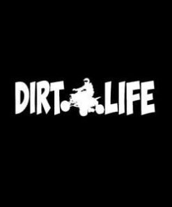 Dirt Life ATV Quad Decal Sticker