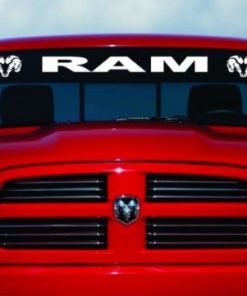 Dodge Ram Logo Windshield Decal