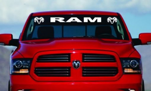 Dodge Ram Logo Windshield Decal