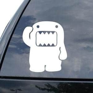 Domo Kun Window Decals - https://customstickershop.us/product-category/stickers-for-cars/