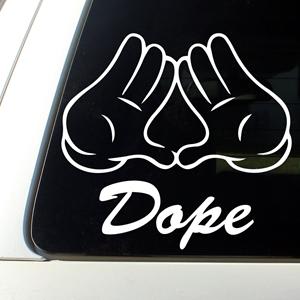 Dope Hands JDM Car Decal Sticker