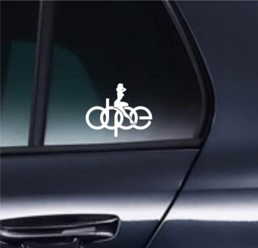 Dope Sexy Girl Decal Sticker - https://customstickershop.us/product-category/stickers-for-cars/