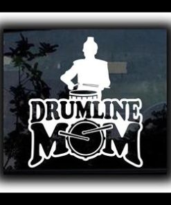 Drumline Mom Car Window Decal