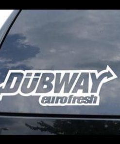Dubway Eurofresh Window Decal - https://customstickershop.us/product-category/jdm-stickers/