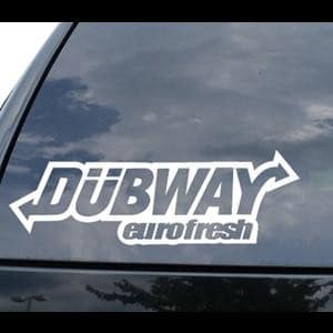 Because 3 Series Car/Van Windscreen Decal Sticker BMW Euro 17 Colours 550mm 