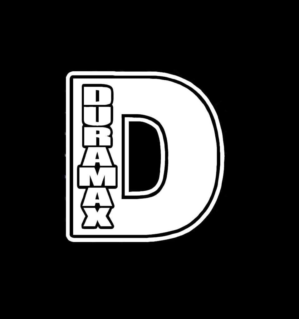 duramax d Diesel truck decal sticker