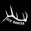 Elk Hunter Antler Decal Sticker