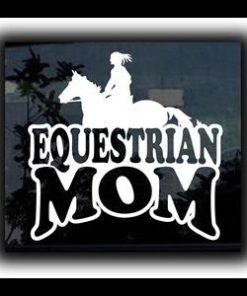 Equestrian Mom Girl Window Decal
