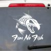Fear No Fish Truck Decal Sticker II
