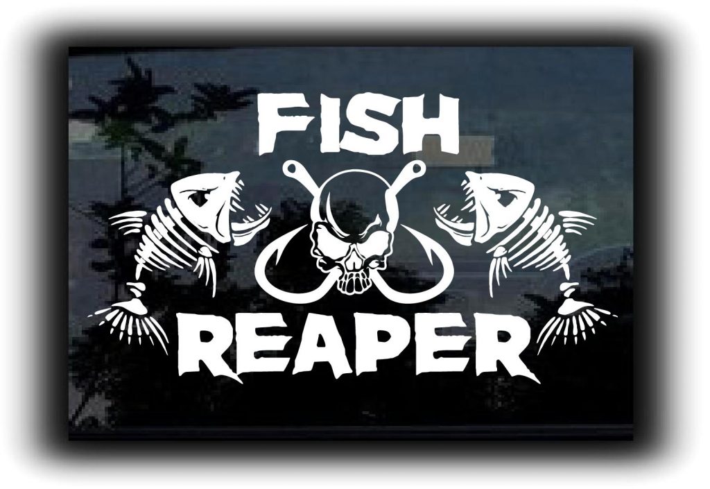 Fish Reaper Fish Hooks Decal Sticker