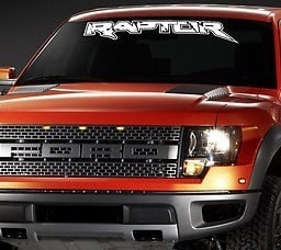 Ford raptor windshield decal #9