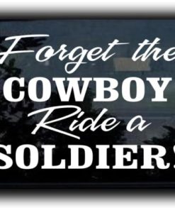 Ride a Soldier Decal Sticker