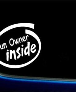 Gun Owner Inside Decal Sticker