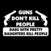Guns Dont Kill People Window Decals - https://customstickershop.us/product-category/stickers-for-cars/