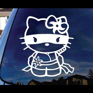 Hello Kitty Cartoon Heart Sticker Bumper Decal - ''SIZES