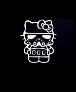 Storm Trooper Hello Kitty Decal