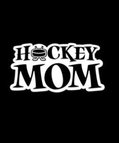 Hockey Mom Window Decal a3